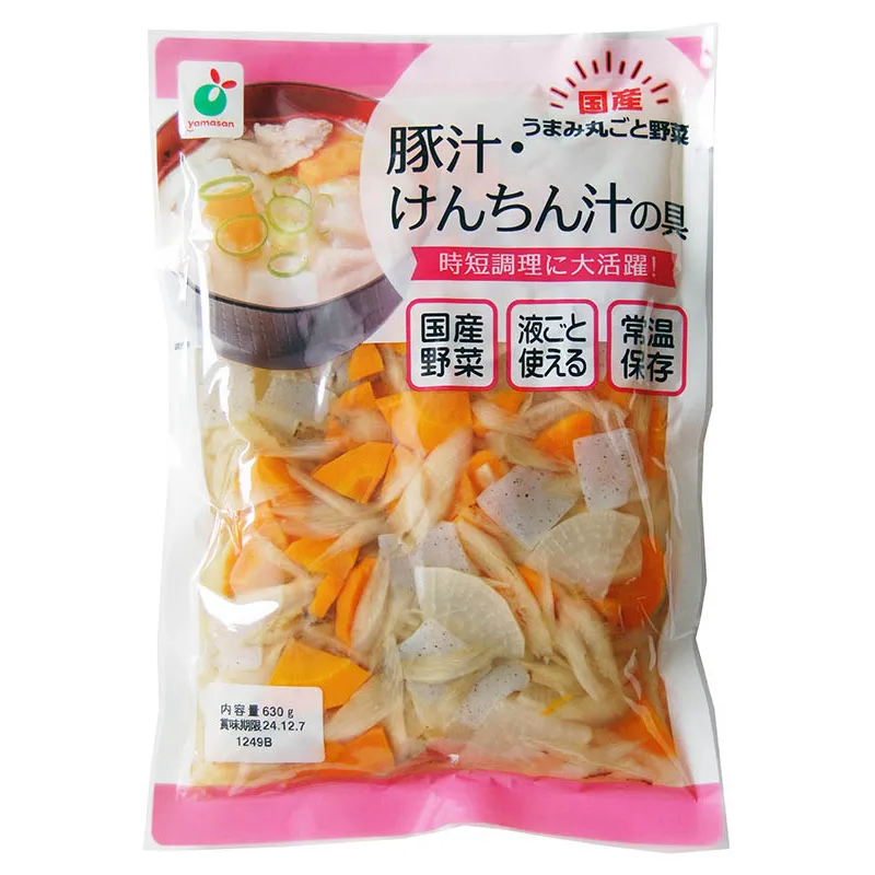 うまみ丸ごと野菜　国産豚汁・けんちん汁の具630g