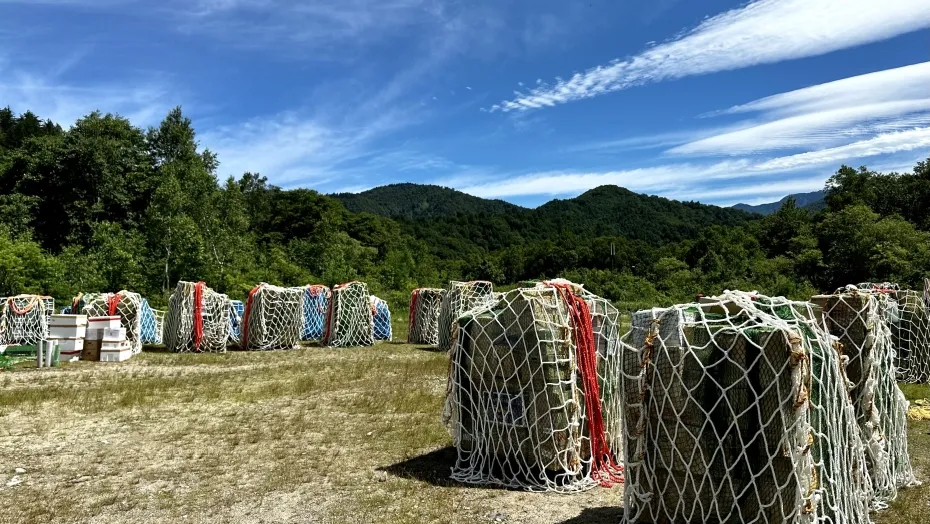 山小屋への納品（積荷）（2024年7月）